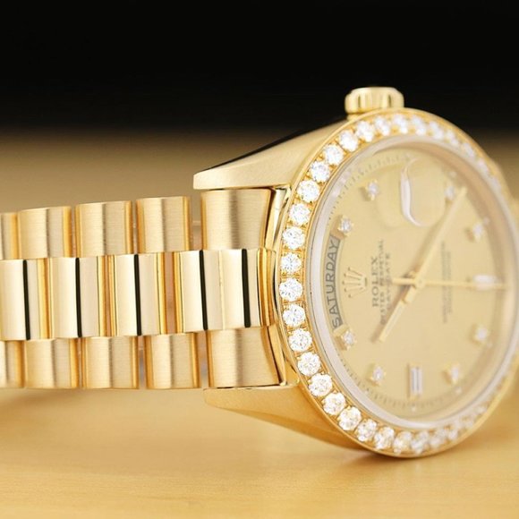 Rolex Men's Day-Date 18kt w/ genuine box and hang tag!! - Picture 6 of 8